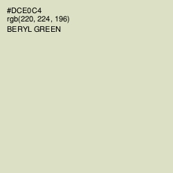 #DCE0C4 - Beryl Green Color Image